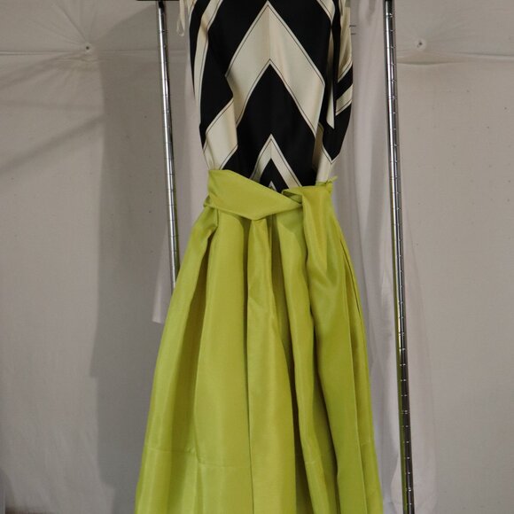 Anthropologie Moulinette Soeurs Miel Chevron Dress Sz 0 - Picture 4 of 7